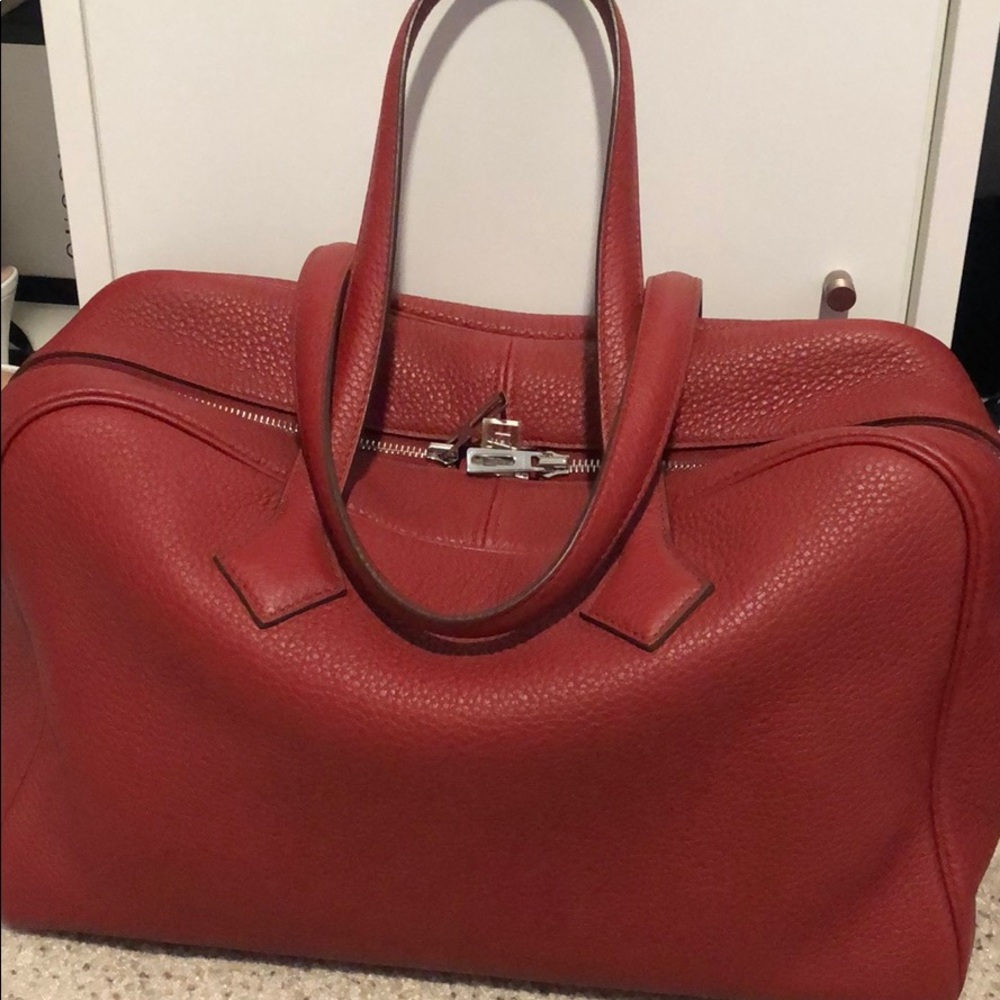 Brand New Hermes Victoria II Fourre Tout 35 Bag